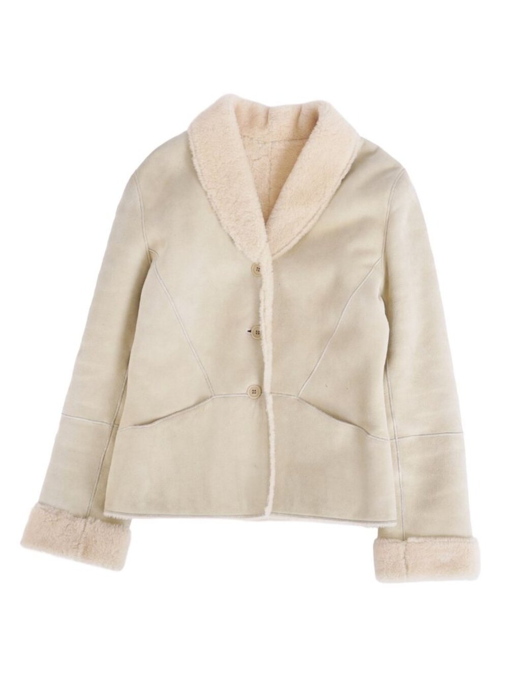 Loewe Jacket Mouton Lambskin Leather Sheepskin
